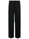 Rohe Róhe Black Acetate Blend Trousers In Black