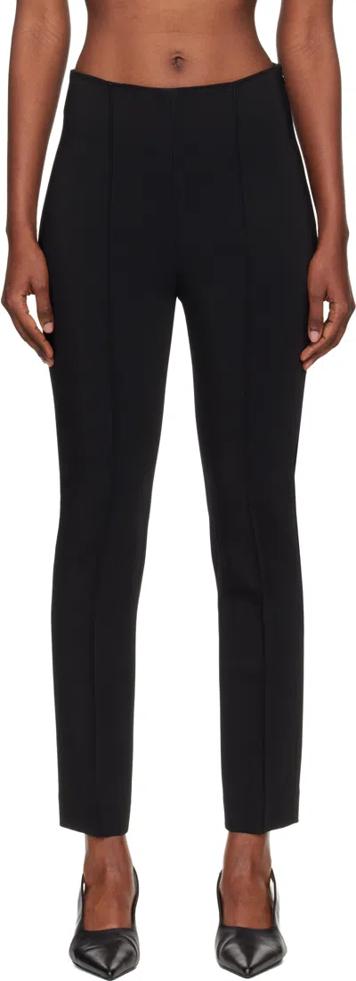 Rohe Black Cigarette Leg Trousers