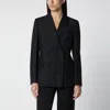 Rohe Double-breasted Blazer In Black