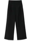 Rohe Róhe Black Drawstring Trousers