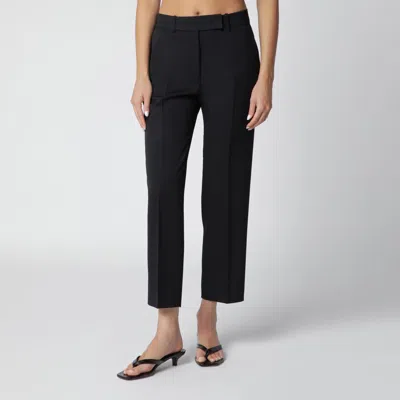 Rohe Róhe Black Mies Cigaretteleg Trousers