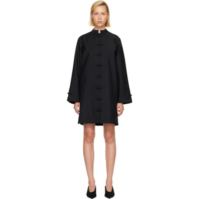 Rohe Black Pankou Closure Minidress