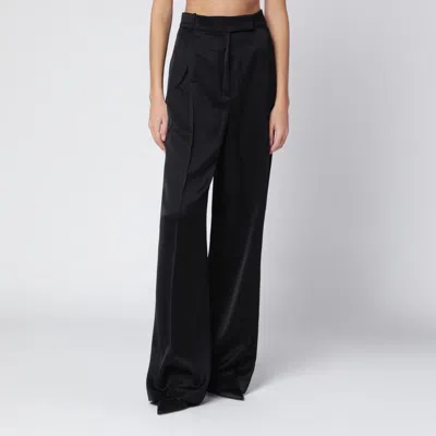 Rohe Black Satin Trousers