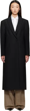 Rohe Black Signature Opera Coat In Black