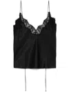Rohe Silk Lace Camisole Top In Black