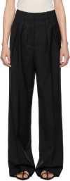 ROHE BLACK TAILORED TROUSERS