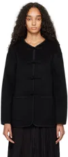 Rohe Toggle-fastening Jacket In 001 Black