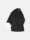 Rohe Black Wool Blend Blouse In Black