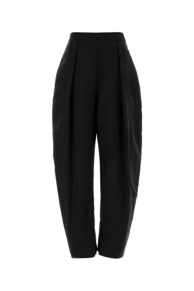Rohe Wide-leg Tailored Trousers In Black