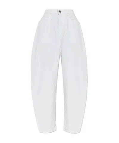 Rohe Róhe Blanco Lantern Jeans In White