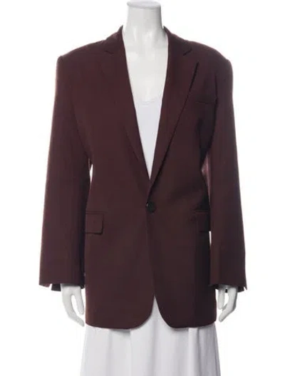 Pre-owned Rohe Blazer In Burgundy