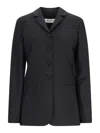 Rohe Róhe Róhe Single-breasted Blazer In Black In Black