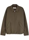 Rohe Virgin-wool Bomber Jacket In Dark Brown