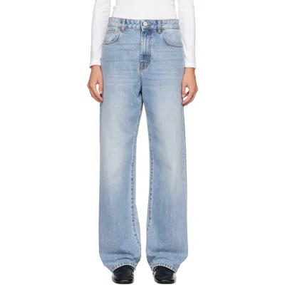 Rohe Blue Bruun Signature Baggy Jeans In 470_502 Classic Blue