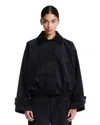 Rohe Corduroy Elasticated-hem Jacket In Blue