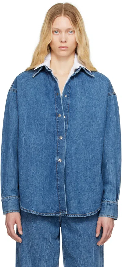 Rohe Denim Shirt In Blue