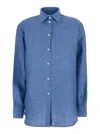 Rohe Blue Regular Solid Shirt In Blue