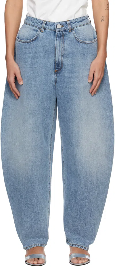 Rohe Blue Sculptural Jeans