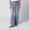 Rohe Bruun Low-rise Wide-leg Jeans In Blue