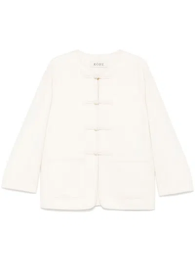 Rohe Braid-trim Jacket In Neutrals