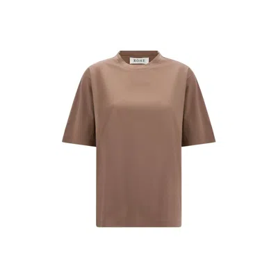 Rohe Brown Cotton T-shirt