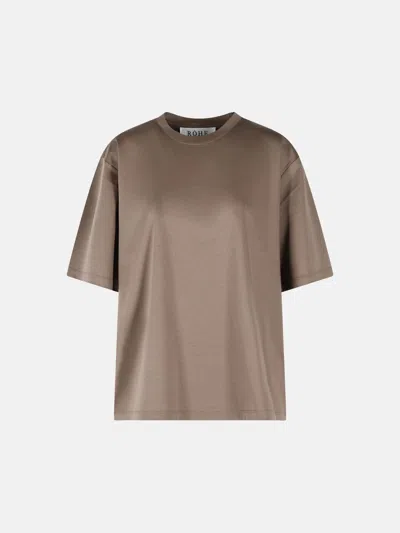 Rohe Brown Cotton T-shirt