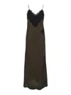 Rohe Lace-trimmed Silk Maxi Dress