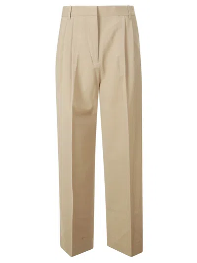Rohe Brown Pleated Trousers