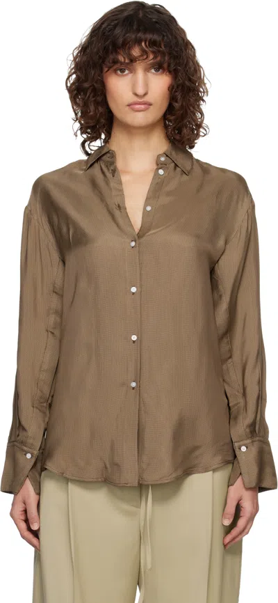Rohe Brown Relaxed Shaped Shirt