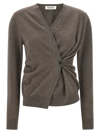 Rohe Brown Wool Women's Cardigan