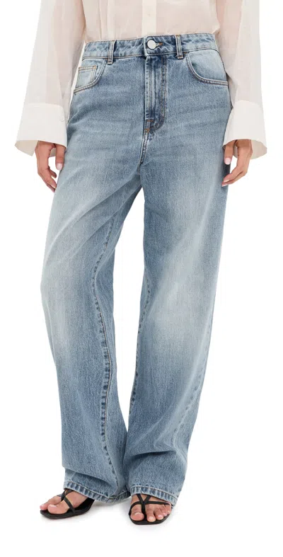 Rohe Bruun Signature Baggy Denim Jeans Classic Blue
