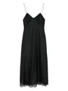 Rohe Bustier Lace Maxi Dress In Black