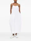 Rohe Bustier Voluminous Maxi Dress In Gray