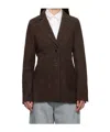 Rohe Button-down Blazer In Black
