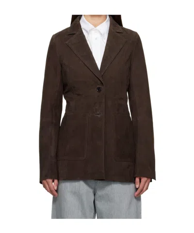 Rohe Button-down Blazer In Black