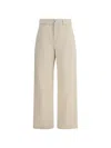 Rohe Beige Cotton Casual Pants In Neutral