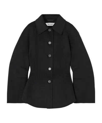 Rohe Button Jacket In Black