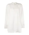 Rohe Róhe Double Layered Organza Top In White