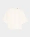 Rohe Buttoned Silk Top In Neutral