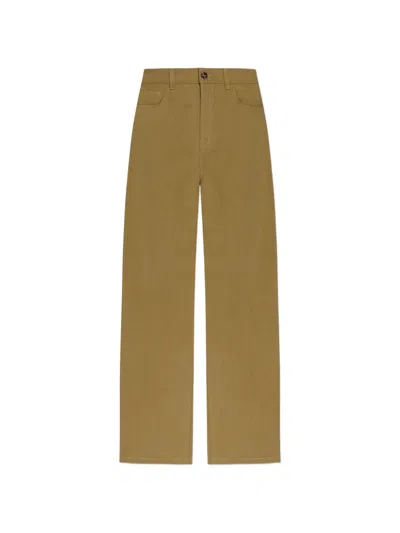 Rohe Button-fastening Trousers In Green