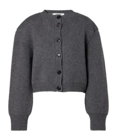 Rohe Button-front Cardigan In Gray