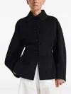 Rohe Button-up Coat In Black