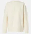 Rohe Cable-knit Wool Sweater In White