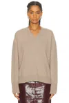Rohe Cape V Neck Wrap Jumper In Multi