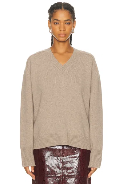 ROHE CAPE V NECK WRAP JUMPER