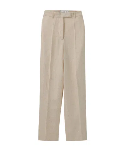 Rohe Casual Pants With Waistband In Brown