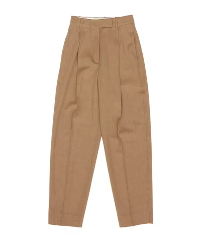 Rohe Casual Trousers With Belt Loops In Neutral