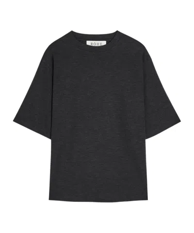 Rohe Casual Versatile Tshirt In Black
