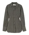 Rohe Multicolor Cotton Pattern Shirt In Black