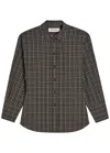 Rohe Multicolor Cotton Pattern Shirt In Black